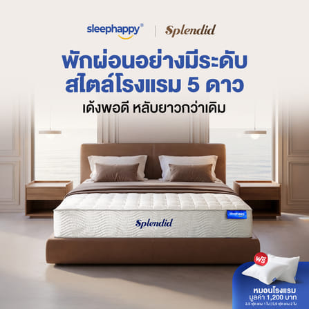 ที่นอนพ็อกเก็ตสปริง 6 ฟุต SLEEPHAPPY SPLENDID_9
